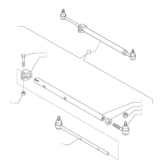 5086974 - тяга рулевая