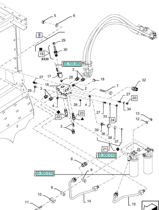 87628339 - клапан гидравлический